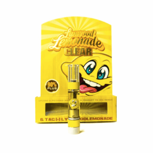 Lemonade Clear Carts showing crystal-clear distillate